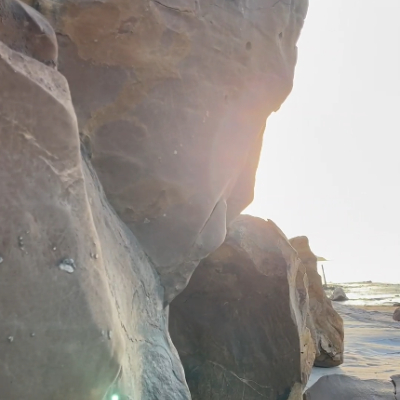 beautiful-sunset-between-the-stone-at-indian-ocean-horizon-view-indian-stock-footage